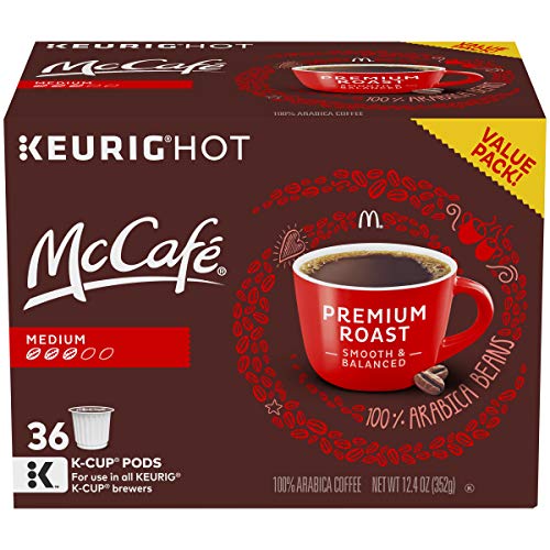 Mccafé Premium Roast Coffee K-Cup Pods, 36 Count