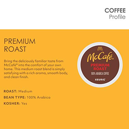 Mccafé Premium Roast, Keurig Single Serve K-Cup Pods, Medium Roa
