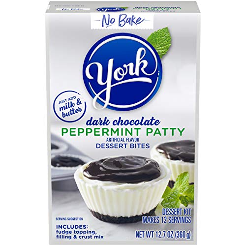 York No Bake Dark Chocolate Peppermint Patty Dessert Bites Kit,