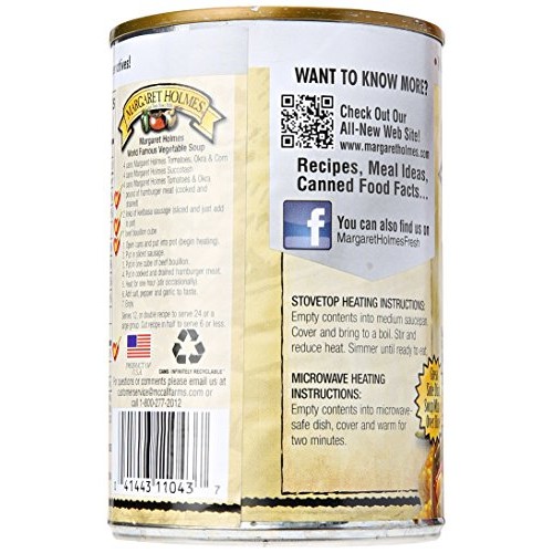 Mccall Farmsery Margaret Holmes Tomatoes Okra And Corn, 15 Oz