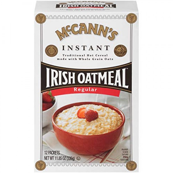 Mccanns Instant Oatmeal, Traditional Irish, 12 Count
