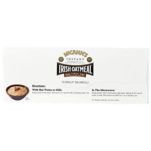 Mccanns Maple &Amp; Brown Sugar Instant Irish Oatmeal, 10 Count