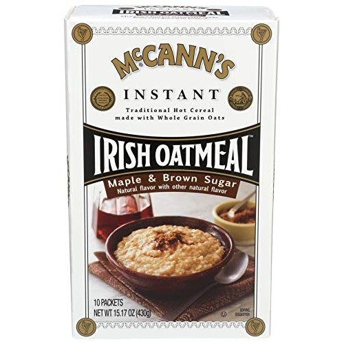 Mccanns Maple &Amp; Brown Sugar Instant Irish Oatmeal, 10 Count