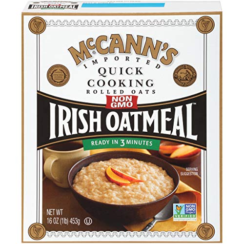 Mccanns Irish Oatmeal, Quick Cooking Rolled Irish Oats, 16 Ounce
