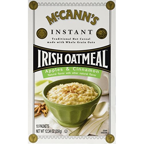 Mccanns Instant Irish Oatmeal Apple Cinnamon, 10 Ct, 3 Pk