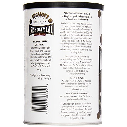 Mccanns Quick &Amp; Easy Steel Cut Irish Oatmeal, 24 Ounce