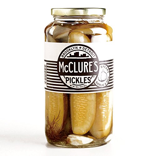 Mcclures Garlic Dill Pickle Spears 32 Oz Each 6 Items Per Order
