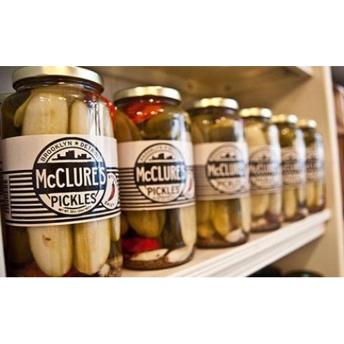 Mcclure’S Garlic Dill Pickles Spears - 32 Oz, Pack Of Twelve