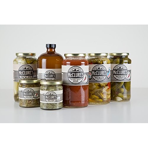 Mcclure’S Garlic Dill Pickles Spears - 32 Oz, Pack Of Twelve