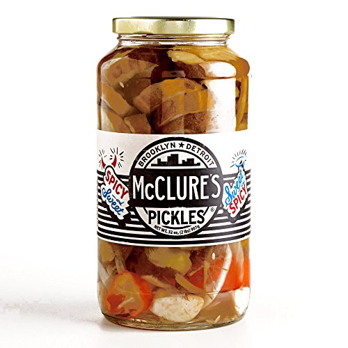 Mcclures Sweet And Spicy Pickle Chips 32 Oz Each 6 Items Per O