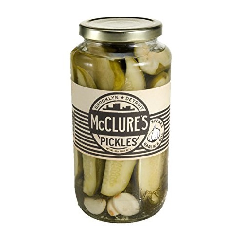 Mcclures Garlic Dill Pickles 32 Ounce Pack Of 4