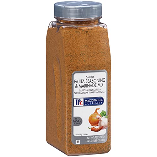 Mccormick Culinary Savory Fajita Seasoning &Amp; Marinade Mix, 24 Oz