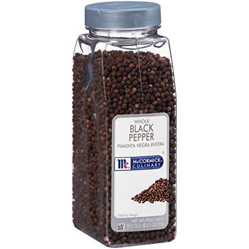 Mccormick Culinary Whole Black Pepper, 19.5 Oz