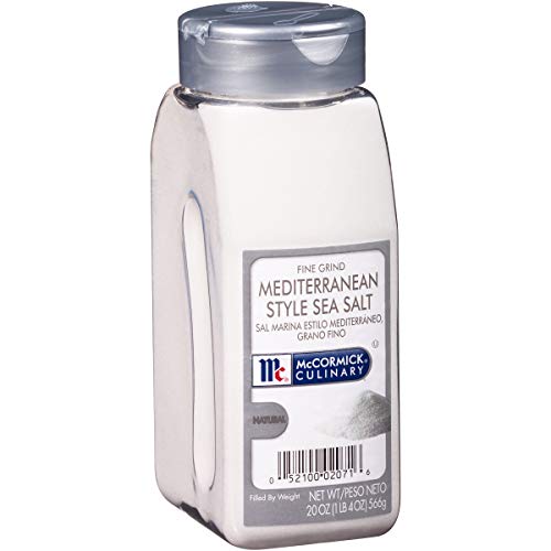 Mccormick Culinary Fine Grind Mediterranean Style Sea Salt, 20 Oz