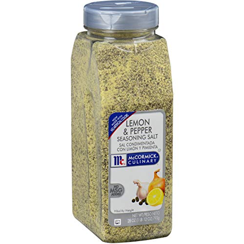 McCormick Culinary Lemon & Pepper Seasoning Salt, 28 oz - One 28...