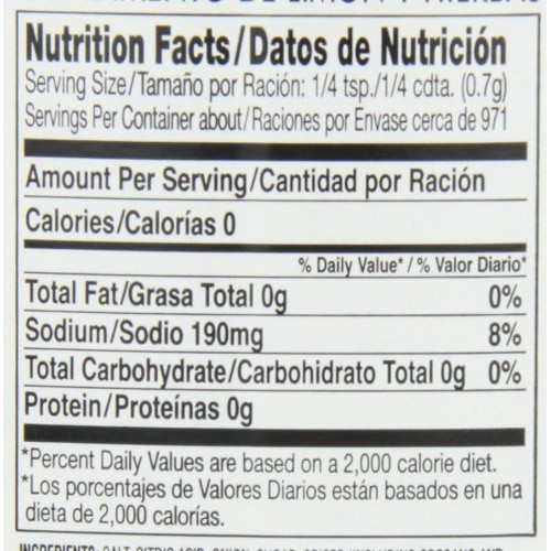 Mccormick Culinary Lemon N Herb Seasoning, 24 Oz