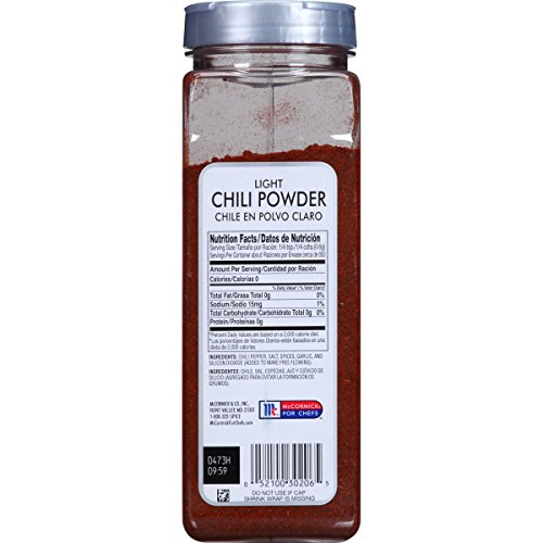 Mccormick Culinary Light Chili Powder, 18 Oz