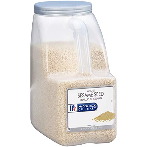 Mccormick Culinary Whole Sesame Seeds, 5 Lbs - One Bulk 5 Pound