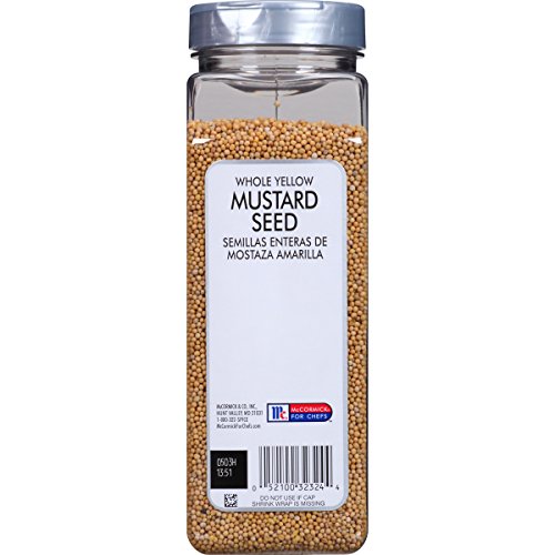 Mccormick Culinary Whole Yellow Mustard Seed, 22 Oz