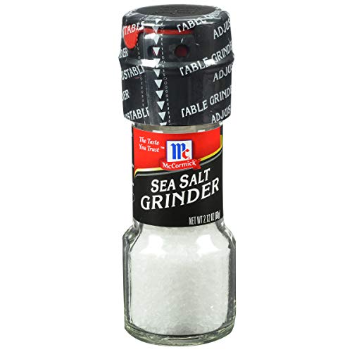 Mccormick Sea Salt Grinder, 2.12 Oz Pack Of 6