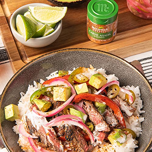 McCormick Gourmet Carne Asada Seasoning, 1.27 oz Pack of 6