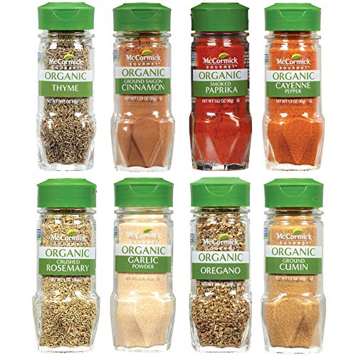 Organic Spice Rack Refill By Mccormick, 8 Herbs &Amp; Spices Include