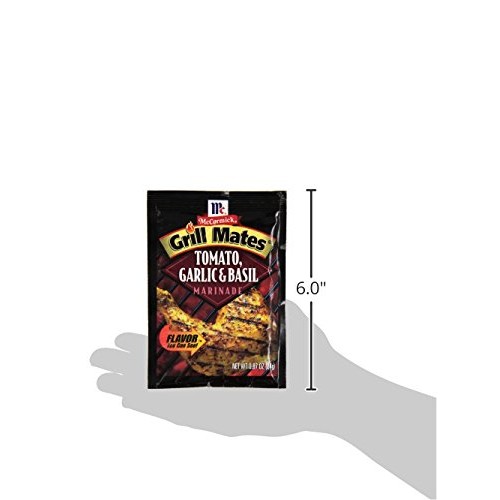 McCormick Grill Mates Tomato, Garlic & Basil Marinade, 0.87 oz ...