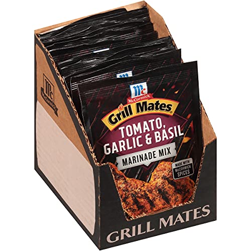 McCormick Grill Mates Tomato, Garlic & Basil Marinade, 0.87 oz ...