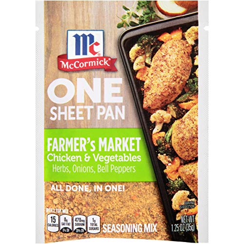 Mccormick One Sheet Pan Farmers Market Chicken &Amp; Vegetables Seas