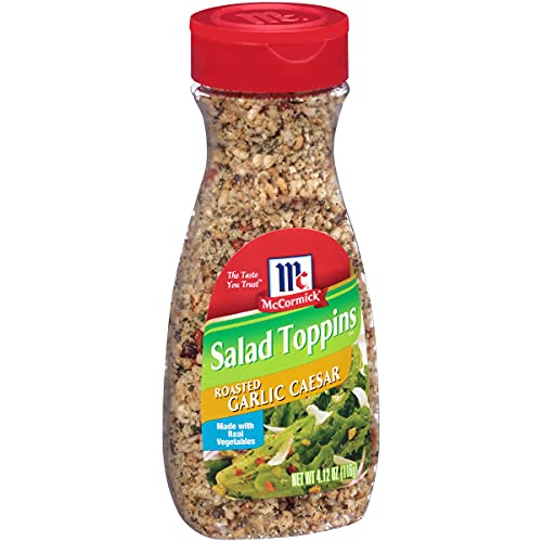 Mccormick Roasted Garlic Caesar Salad Toppings, 4.12 Oz