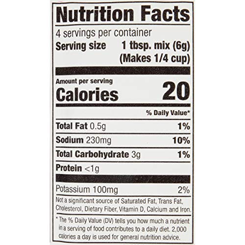 Mccormick 30% Less Sodium Brown Gravy Mix, 0.87 Oz, Pack Of 12