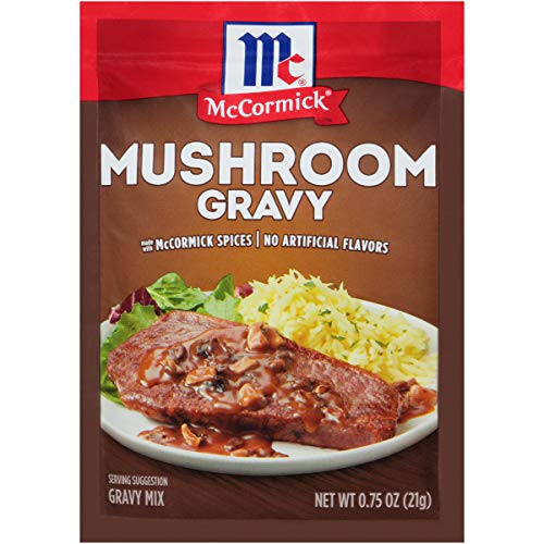 Mccormick Mushroom Gravy Mix, 0.75 Oz Pack Of 12