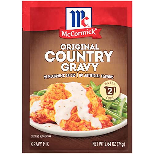Mccormick Original Country Gravy Mix, 2.64 Oz Pack Of 6