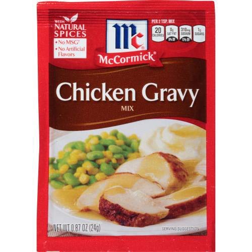 Mccormick Chicken Gravy Mix Pack Of 4 .87 Oz Packets