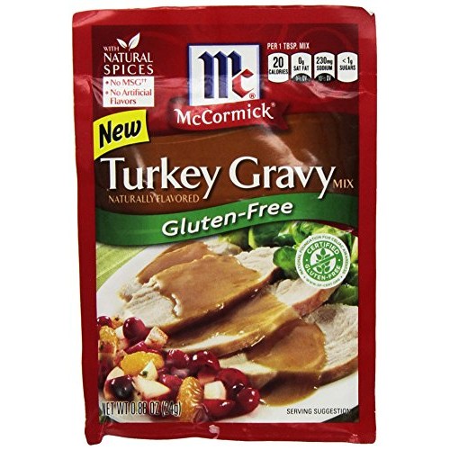 Mccormick Gluten Free Turkey Gravy Mix 4 Pack .88 Oz Packets