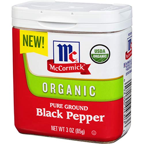 Mccormick Ground Organic Black Pepper, 3 Oz