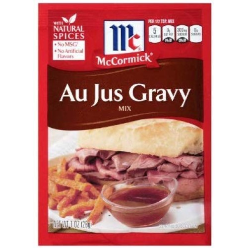Mccormick Au Jus Gravy Mix, 1.0 Oz Pack Of 12