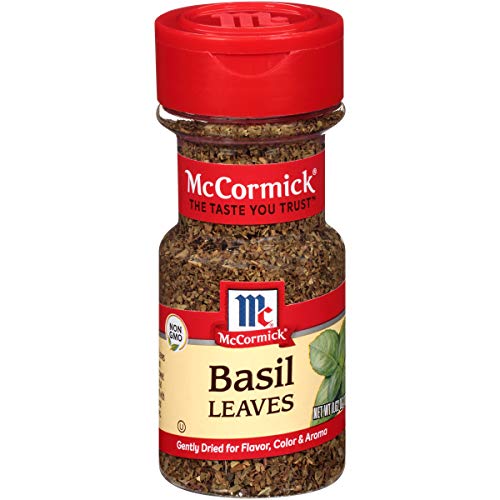 Mccormick Basil Leaves, 0.62 Ounce Pack Of 6