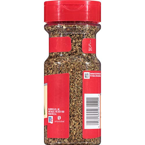 Mccormick Basil Leaves, 1.25 Ounce Pack Of 12