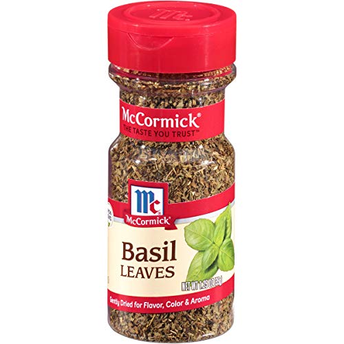 Mccormick Basil Leaves, 1.25 Ounce Pack Of 12
