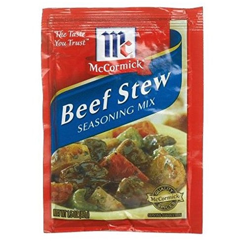 Mccormick Beef Stew Seasoning Mix Pack Of 4 1.5 Oz Packets
