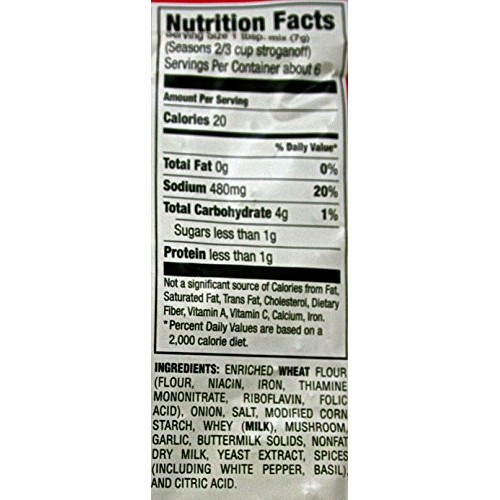 Mccormick Beef Stroganoff Seasoning Sauce Mix, 1.5Oz Packet Pac