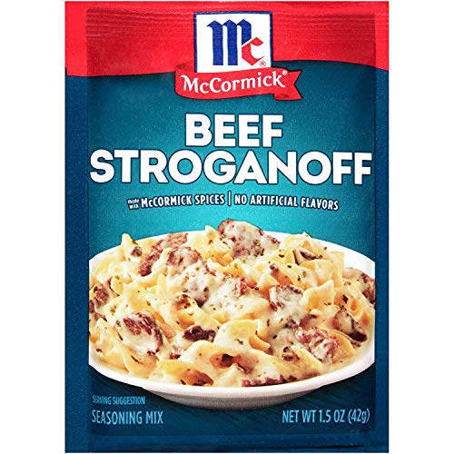 Mccormick Beef Stroganoff Seasoning Sauce Mix, 1.5Oz Packet Pac