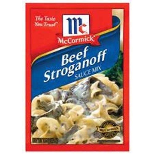 Mccormick Beef Stroganoff Seasoning Sauce Mix, 1.5Oz Packet Pac
