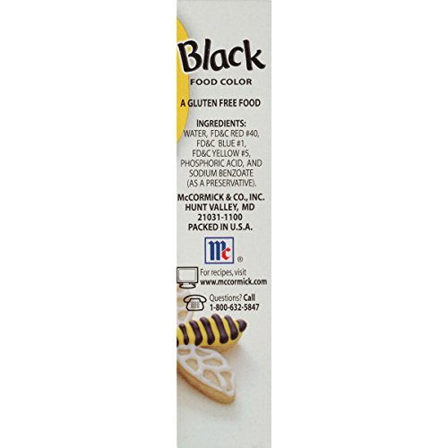 Mccormick Black Food Color, 1 Fl. Oz Pack Of 1 Mccormick Black Food Color, 1 Fl. Oz Pack Of 1