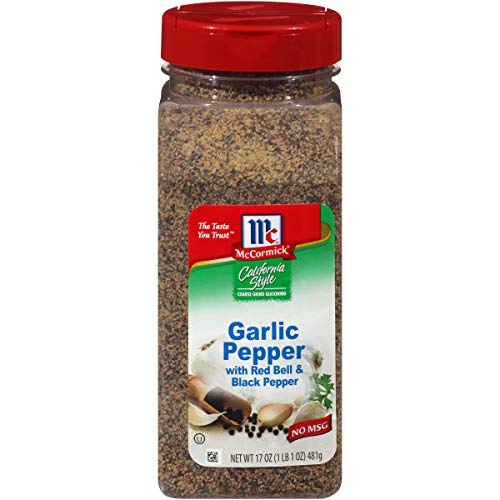 Mccormick California Style Garlic Pepper With Red Bell &Amp; Black P