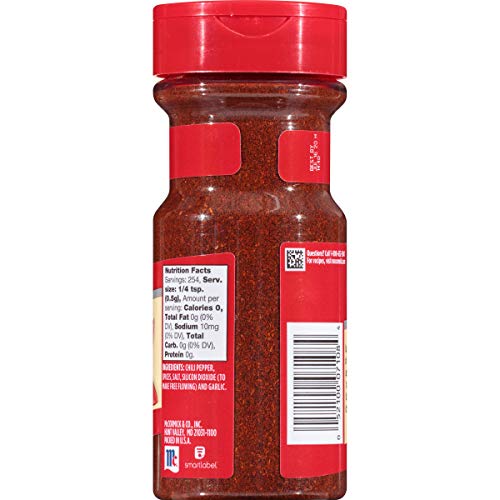 Mccormick Chili Powder, 4.5 Oz Pack Of 12