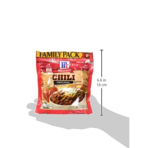 Mccormick Family Pack Chili Seasoning Mix, 7.5 Oz