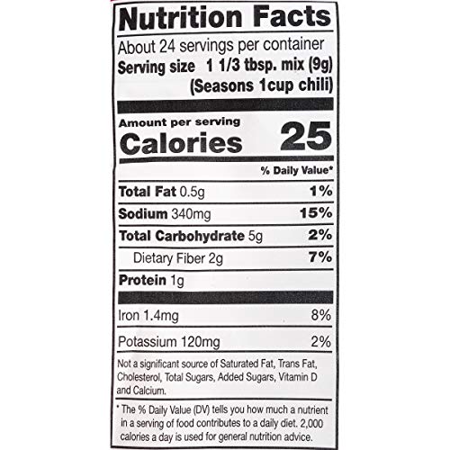Mccormick Family Pack Chili Seasoning Mix, 7.5 Oz