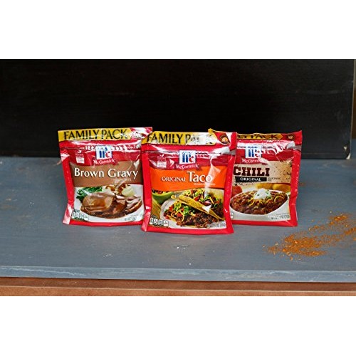 Mccormick Family Pack Chili Seasoning Mix, 7.5 Oz
